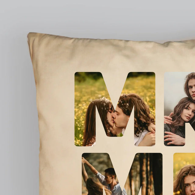 Slovo Z Fotek: Mr&Mrs - Polštář