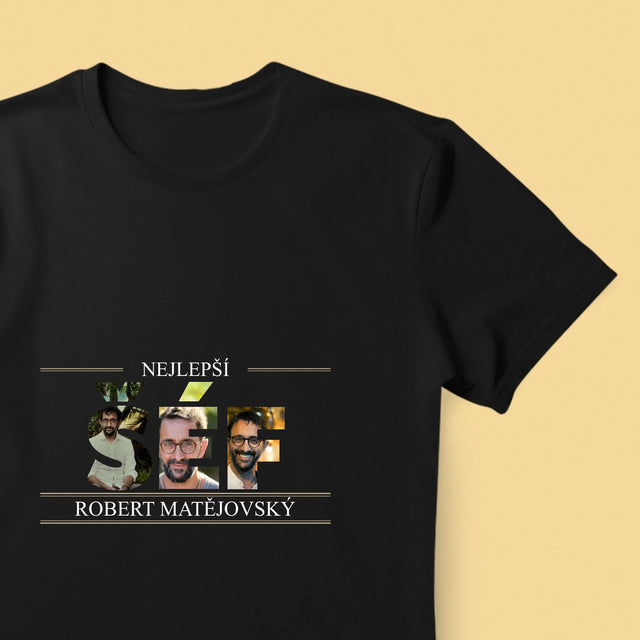 Slovo Z Fotek: Nejlepší Šéf 2 - Pánské Tričko