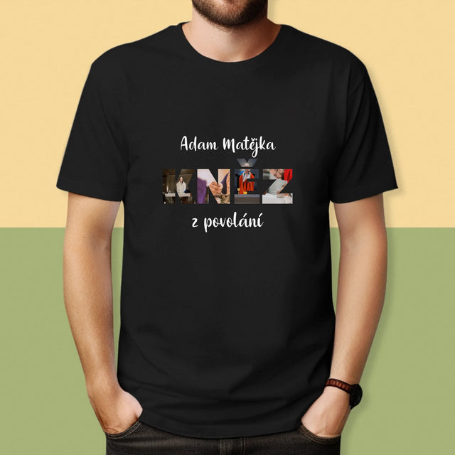 Slovo Z Fotek: Kněz Z Povolání - Pánské Tričko