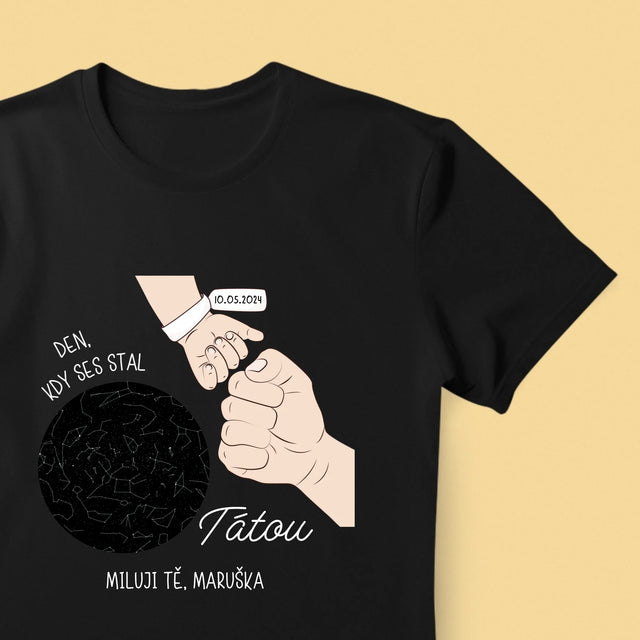 Hvězdná Mapa: Den, Kdy Ses Stal Tátou - Pánské Tričko