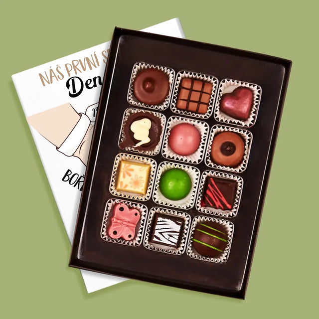 Jméno A Nápis: První Společný Den Tátů - Pralinky