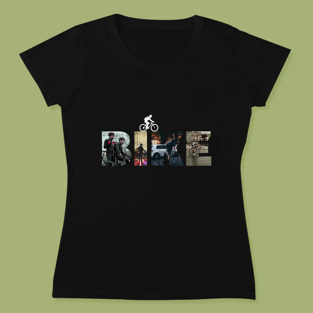 Slovo Z Fotek: Bike - Damské Tričko
