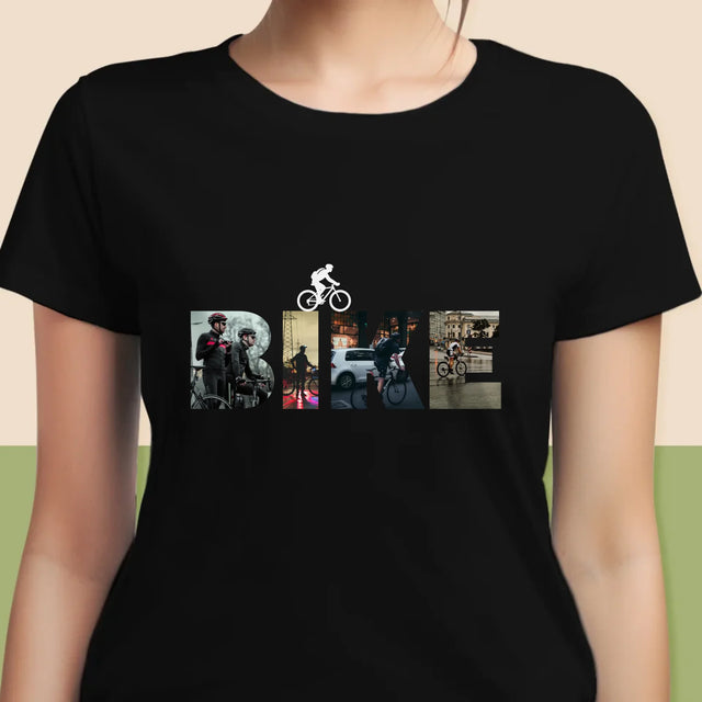 Slovo Z Fotek: Bike - Damské Tričko