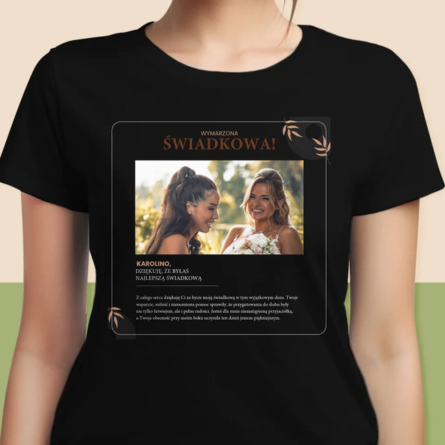 Fotka A Textem: Vysněná Svědkyně - Damské Tričko