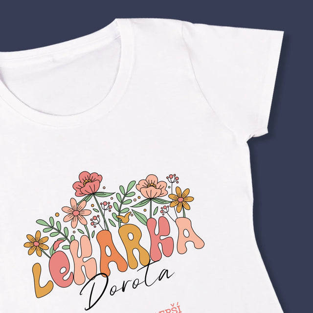 Jméno A Nápis: Lékařka - Damské Tričko