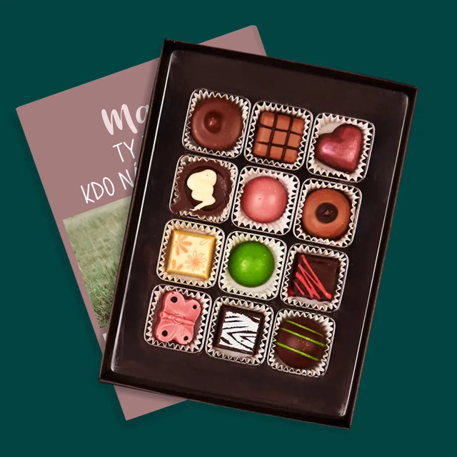 Fotka A Textem: Mami, Ty Jsi Ta, Kdo Nás Drží Spolu - Pralinky