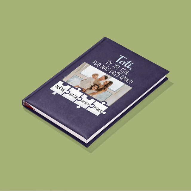 Fotka A Textem: Tati, Ty Jsi Ten, Kdo Nás Drží Spolu - Zápisník