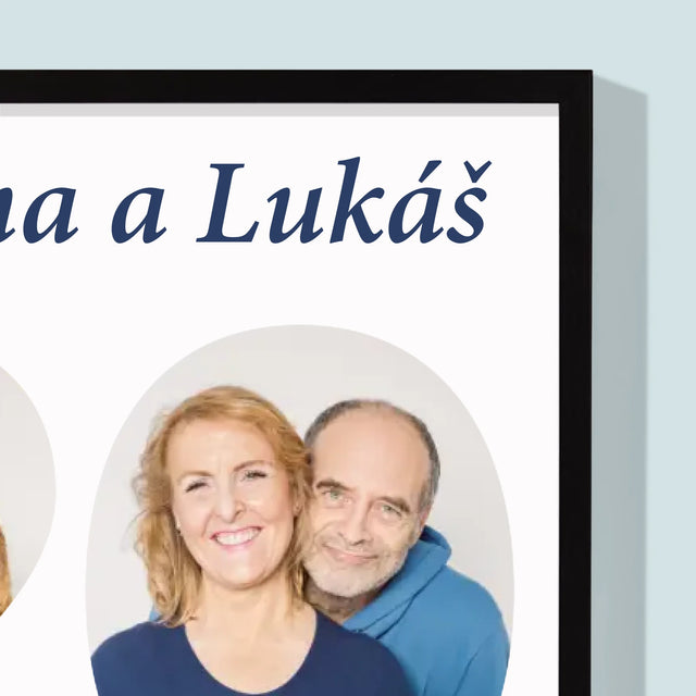 Slovo Z Fotek: 20 Let Spolu - Tisk V Rámečku