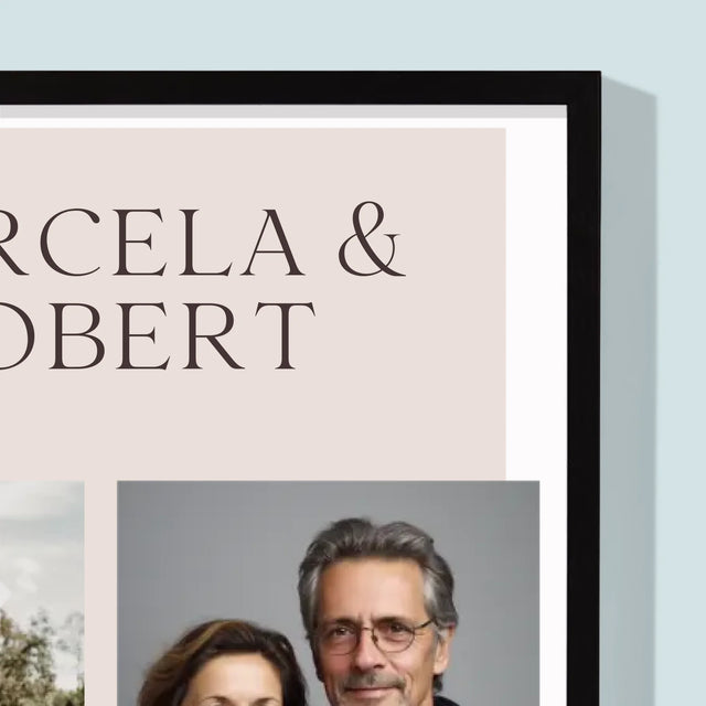 Fotokoláž: Milovat A Být Milován - Tisk V Rámečku