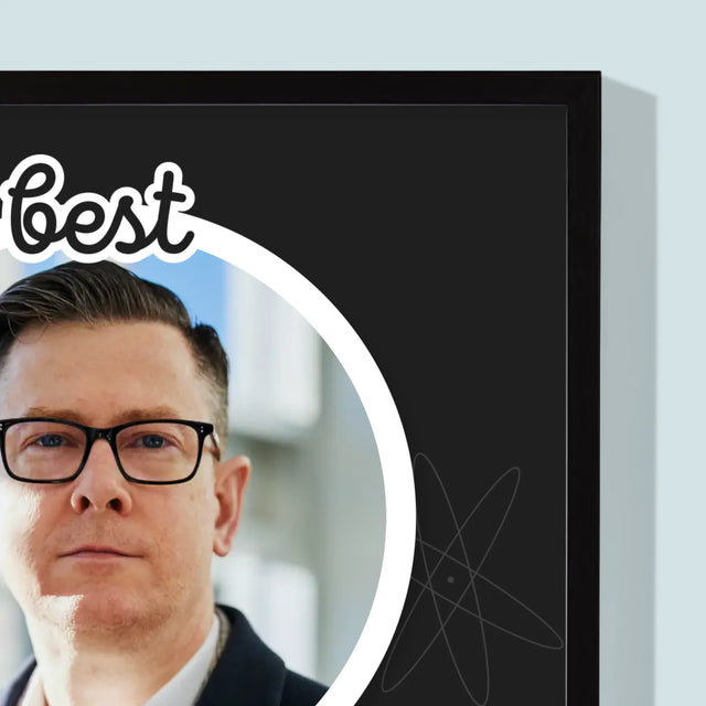 Fotka A Textem: Teacher Prvky - Tisk V Rámečku