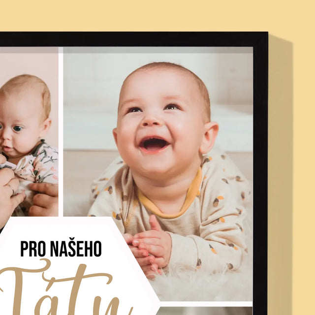 Fotokoláž: Pro Našeho Tátu - Tisk V Rámečku