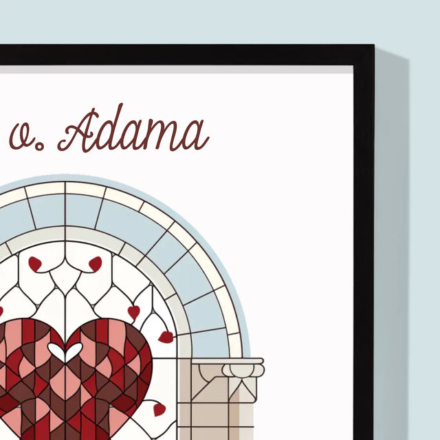 Jméno A Nápis: Děkujeme Za Každou Modlitbu - Tisk V Rámečku