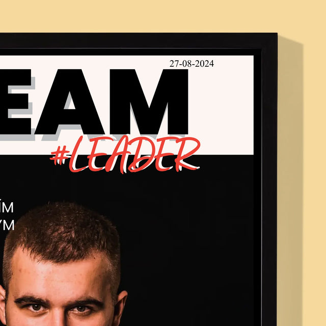 Obálka Časopisu: Team Leader - Tisk V Rámečku
