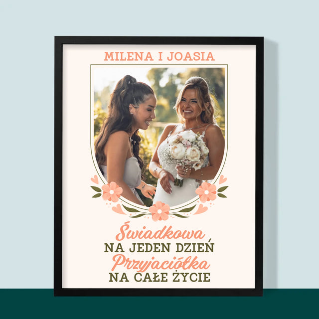 Fotka A Textem: Svědkyně Na Jeden Den - Tisk V Rámečku