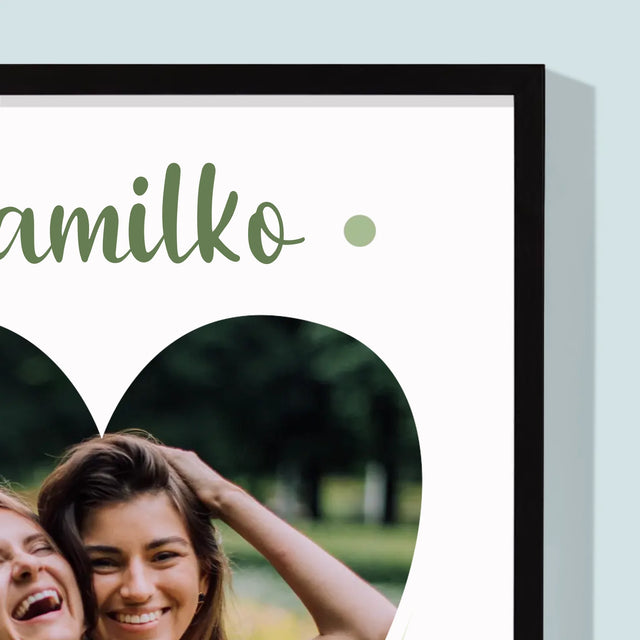 Fotka A Textem: Půjdeš Mi Za Svědkyni Květiny - Tisk V Rámečku