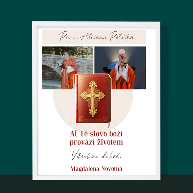 Fotokoláž: Slovo Boží - Tisk V Rámečku