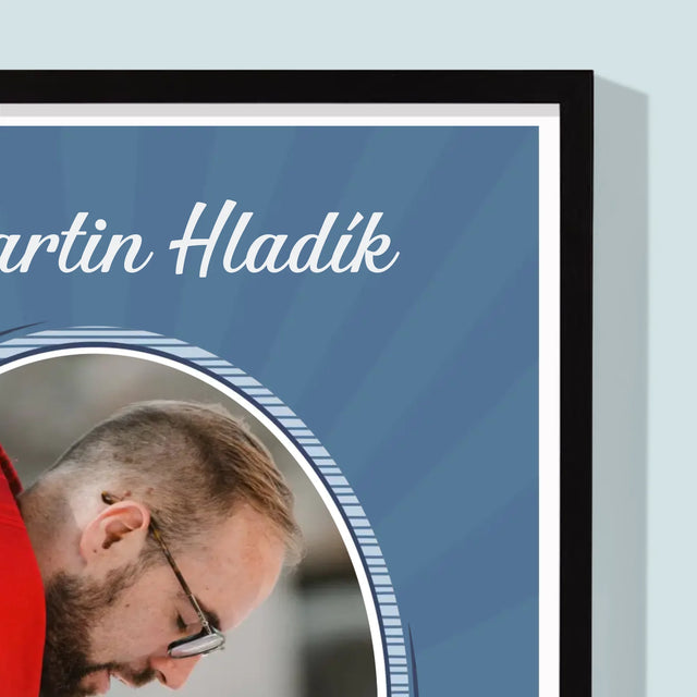 Jméno A Nápis: Kněz Děkujeme - Tisk V Rámečku