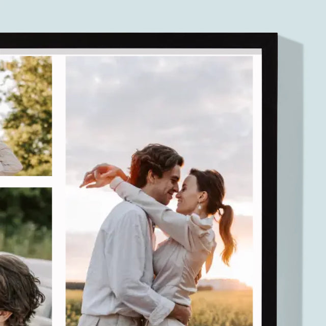 Fotokoláž: Manželé - Tisk V Rámečku