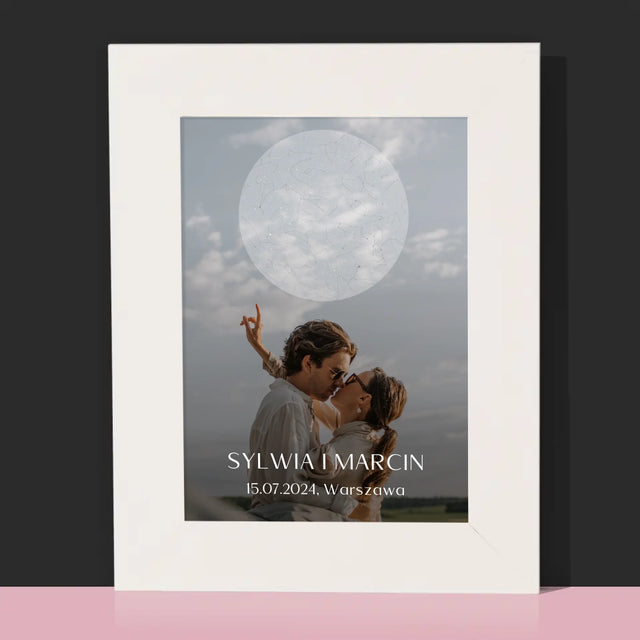 Hvězdná Mapa: Svatba - Fotorámeček