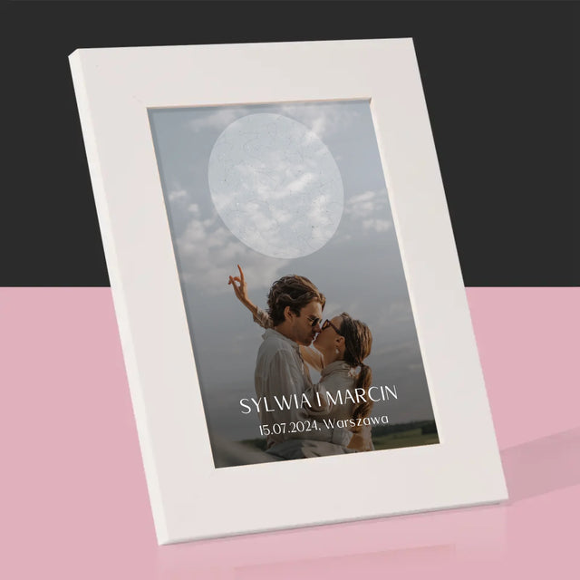 Hvězdná Mapa: Svatba - Fotorámeček