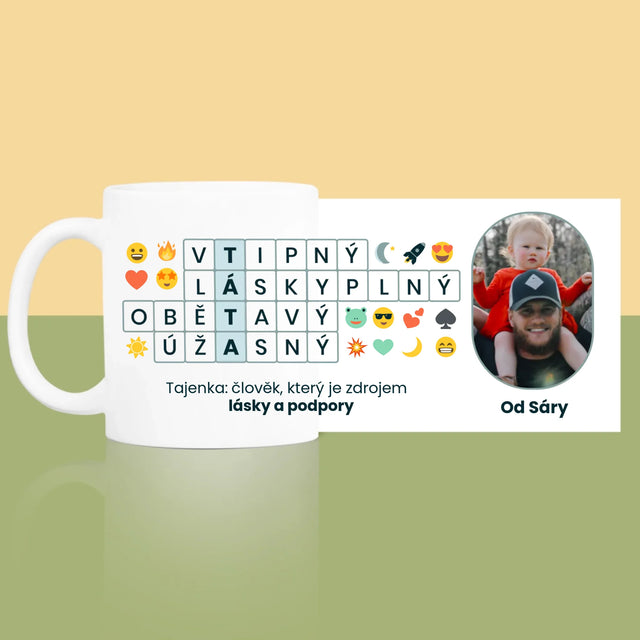 Fotka A Textem: Tato Křížovka - Hrnek