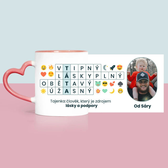 Fotka A Textem: Tato Křížovka - Hrnek