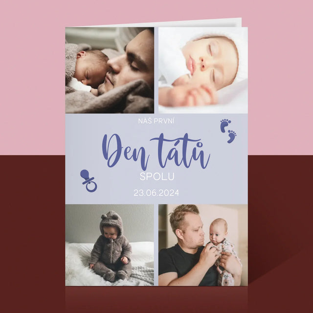 Fotokoláž: První Den Tátů - Přání