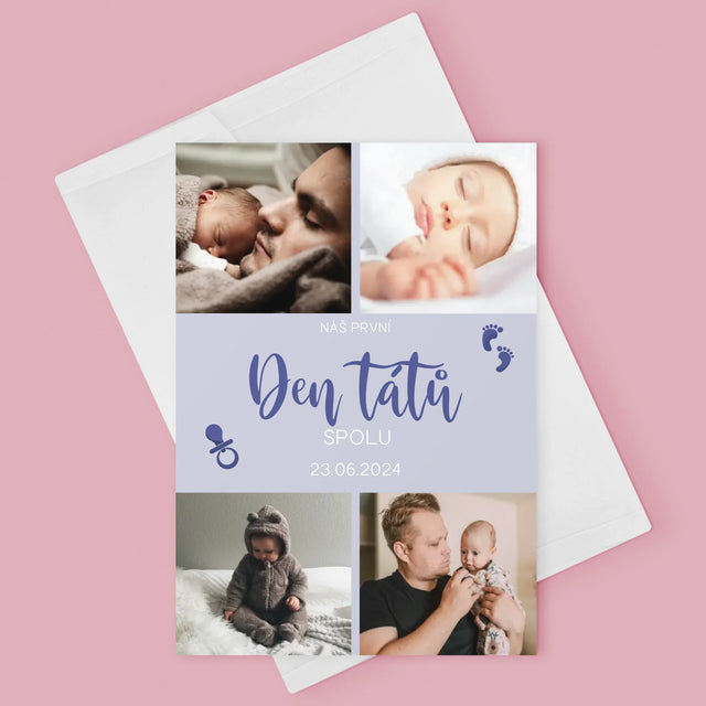 Fotokoláž: První Den Tátů - Přání