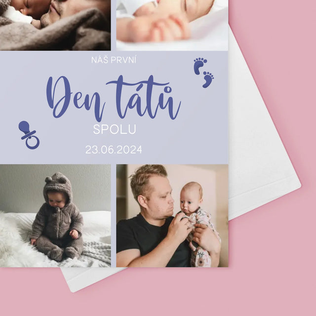 Fotokoláž: První Den Tátů - Přání