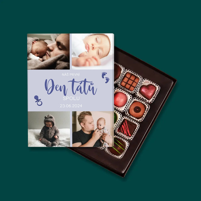 Fotokoláž: První Den Tátů - Pralinky