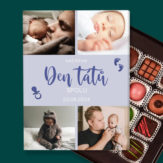 Fotokoláž: První Den Tátů - Pralinky