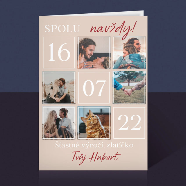 Fotokoláž: Spolu Navždy - Přání