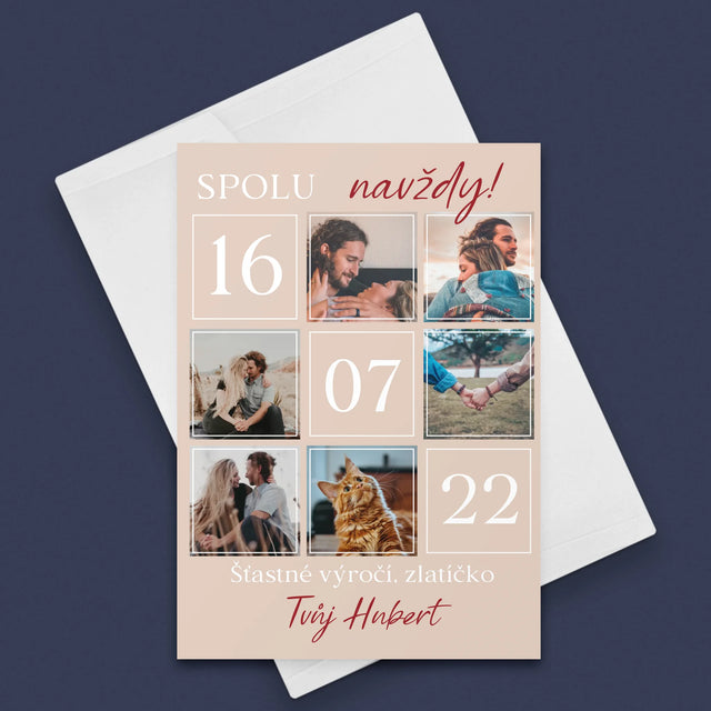 Fotokoláž: Spolu Navždy - Přání
