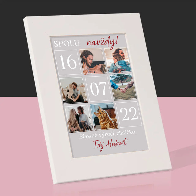 Fotokoláž: Spolu Navždy - Fotorámeček