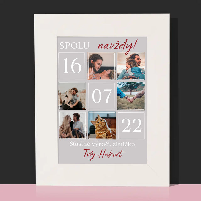 Fotokoláž: Spolu Navždy - Fotorámeček