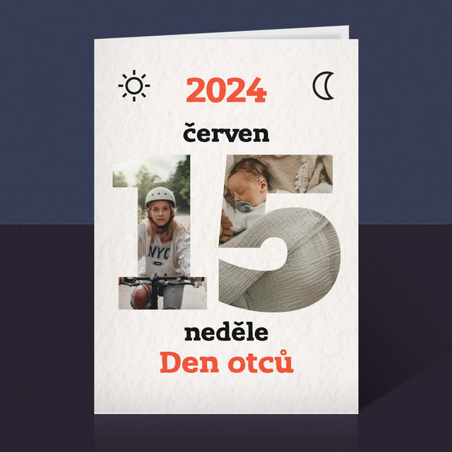 Slovo Z Fotek: Den Otců List Z Kalendáře - Přání