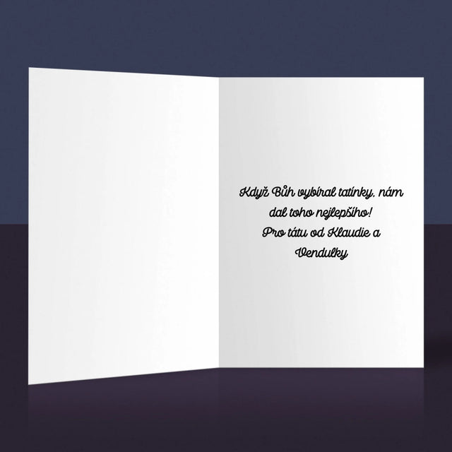 Slovo Z Fotek: Den Otců List Z Kalendáře - Přání