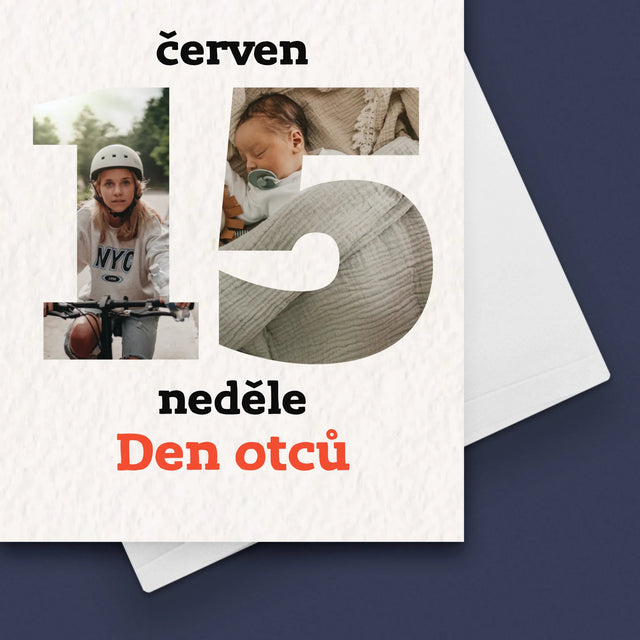 Slovo Z Fotek: Den Otců List Z Kalendáře - Přání