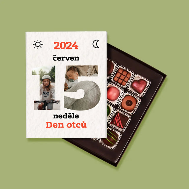 Slovo Z Fotek: Den Otců List Z Kalendáře - Pralinky