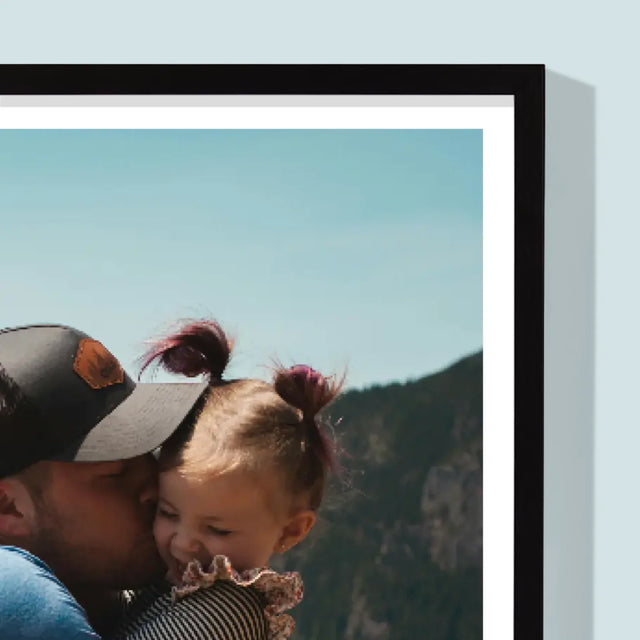 Fotka A Textem: Nenahraditelný Táta Věnování - Tisk V Rámečku