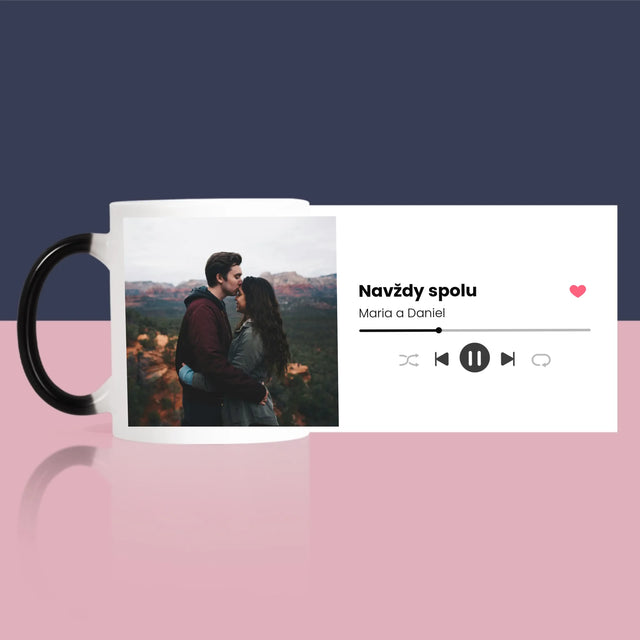 Fotka A Textem: Spotify S Vlastní Fotkou - Hrnek