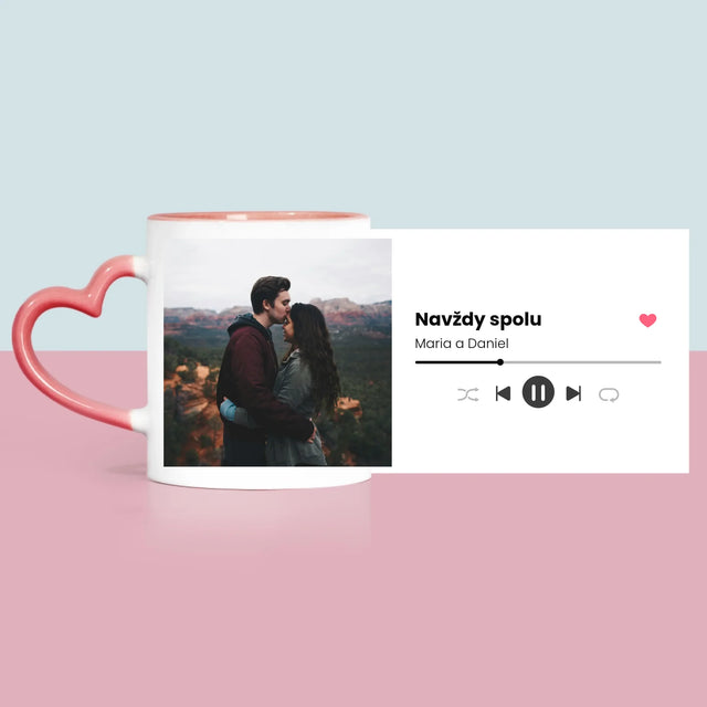 Fotka A Textem: Spotify S Vlastní Fotkou - Hrnek