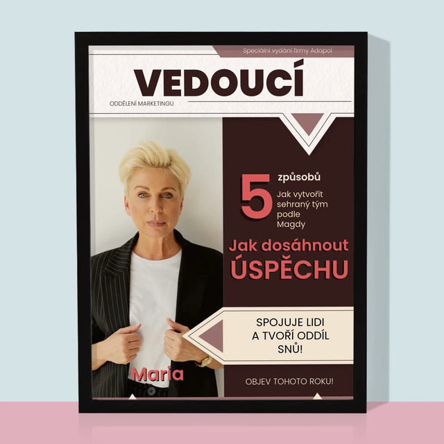 Obálka Časopisu: Vedoucí - Tisk V Rámečku