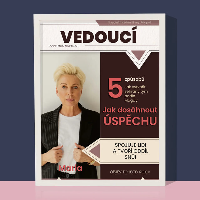 Obálka Časopisu: Vedoucí - Tisk V Rámečku