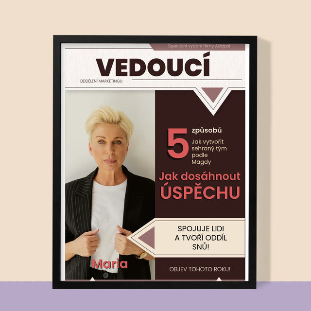 Obálka Časopisu: Vedoucí - Tisk V Rámečku