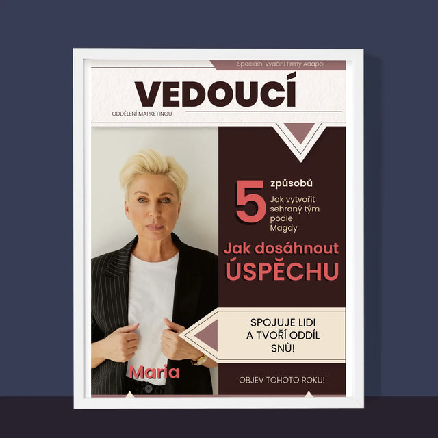 Obálka Časopisu: Vedoucí - Tisk V Rámečku