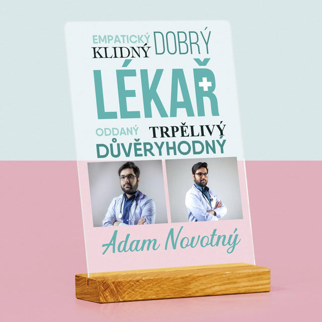 Fotokoláž: Lékař Vlastnosti - Tisk Na Akrylovém Skle