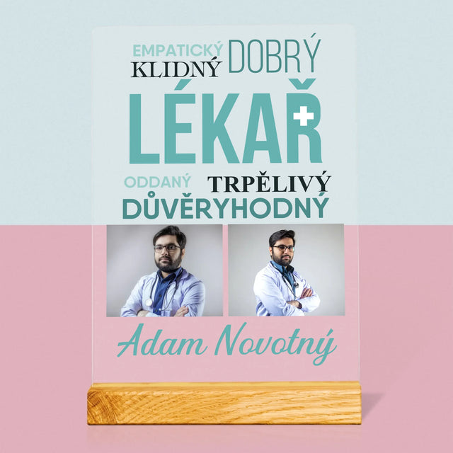 Fotokoláž: Lékař Vlastnosti - Tisk Na Akrylovém Skle