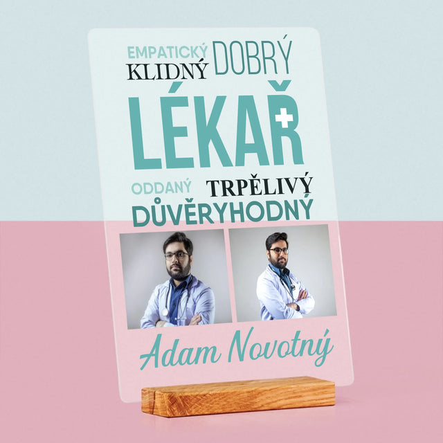 Fotokoláž: Lékař Vlastnosti - Tisk Na Akrylovém Skle