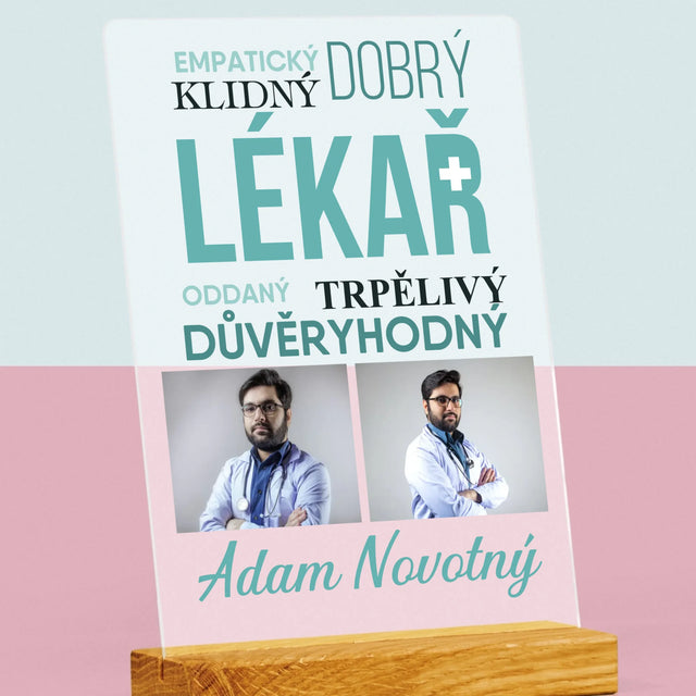 Fotokoláž: Lékař Vlastnosti - Tisk Na Akrylovém Skle